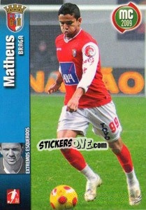 Sticker Matheus - Megacraques 2008-2009 n. 96 - Panini
