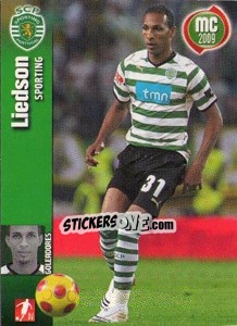 Sticker Liedson - Megacraques 2008-2009 n. 113 - Panini