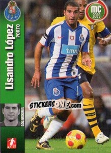 Cromo Lisandro Lopez - Megacraques 2008-2009 - Panini