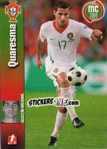 Sticker Quaresma - Megacraques 2008-2009 n. 128 - Panini