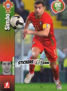 Sticker Simao - Megacraques 2008-2009 n. 131 - Panini