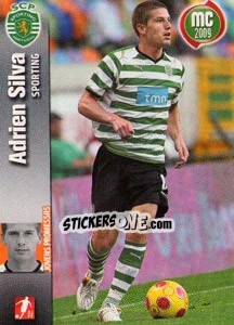 Sticker Adrien Silva - Megacraques 2008-2009 - Panini