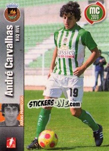 Sticker Andre Carvalhas - Megacraques 2008-2009 n. 137 - Panini
