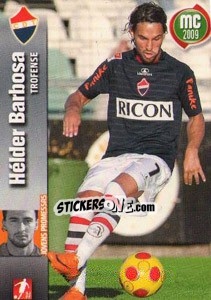 Sticker Helder Barbosa - Megacraques 2008-2009 - Panini