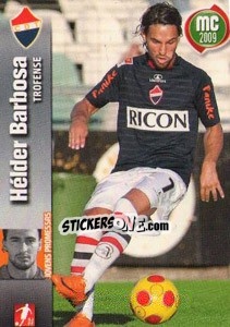 Cromo Helder Barbosa - Megacraques 2008-2009 - Panini