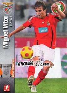 Sticker Miguel Vitor - Megacraques 2008-2009 n. 140 - Panini