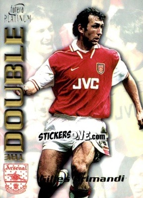 Sticker Gilles Grimandi - Arsenal The Double 1998 - Futera