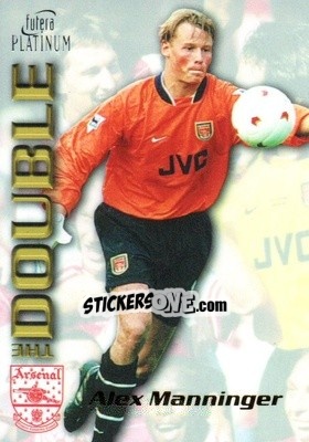 Cromo Alex Manninger - Arsenal The Double 1998 - Futera