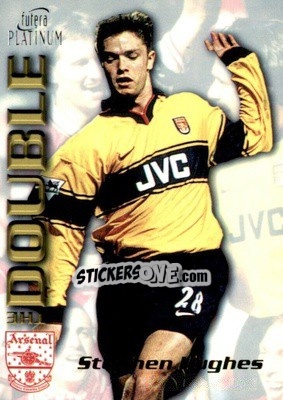 Sticker Stephen Hughes - Arsenal The Double 1998 n. DB7-s - Futera