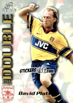 Sticker David Platt - Arsenal The Double 1998 n. DB12-g - Futera