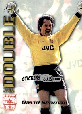 Sticker David Seaman - Arsenal The Double 1998 n. DB13-g - Futera