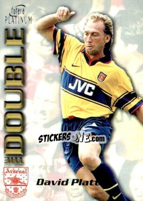 Sticker David Platt - Arsenal The Double 1998 n. DB12-p - Futera