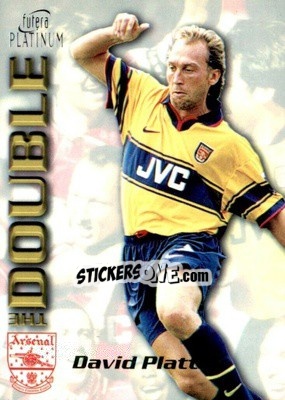 Figurina David Platt - Arsenal The Double 1998 - Futera