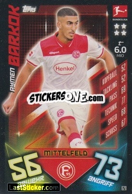 Sticker Aymen Barkok - German Fussball Bundesliga 2019-2020. Match Attax Extra n. 628 - Topps