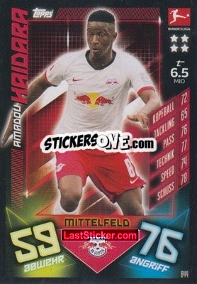 Cromo Amadou Haidara - German Fussball Bundesliga 2019-2020. Match Attax Extra - Topps