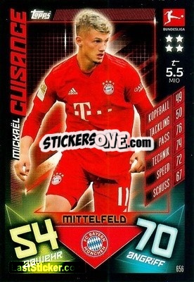 Sticker Mickaël Cuisance - German Fussball Bundesliga 2019-2020. Match Attax Extra n. 656 - Topps