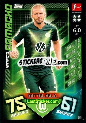 Sticker Ignacio Camacho - German Fussball Bundesliga 2019-2020. Match Attax Extra - Topps