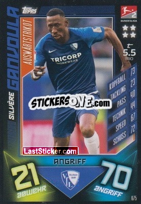 Sticker Silvère Ganvoula - German Fussball Bundesliga 2019-2020. Match Attax Extra n. 675 - Topps