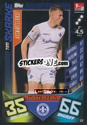 Sticker Tim Skarke - German Fussball Bundesliga 2019-2020. Match Attax Extra - Topps