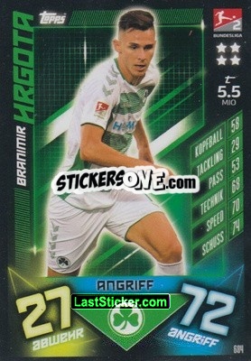 Cromo Branimir Hrgota - German Fussball Bundesliga 2019-2020. Match Attax Extra - Topps