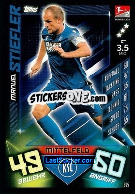 Sticker Manuel Stiefler - German Fussball Bundesliga 2019-2020. Match Attax Extra - Topps