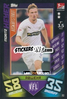 Cromo Moritz Heyer - German Fussball Bundesliga 2019-2020. Match Attax Extra - Topps