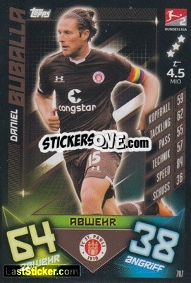 Cromo Daniel Buballa - German Fussball Bundesliga 2019-2020. Match Attax Extra - Topps