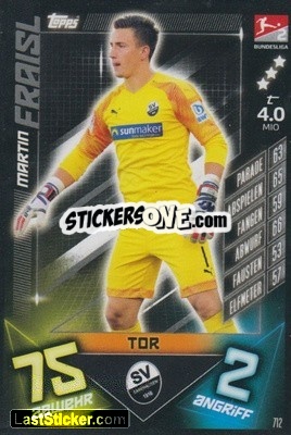 Sticker Martin Fraisl - German Fussball Bundesliga 2019-2020. Match Attax Extra - Topps