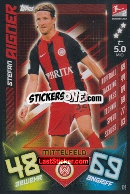 Sticker Stefan Aigner - German Fussball Bundesliga 2019-2020. Match Attax Extra - Topps