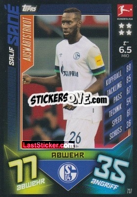 Sticker Salif Sané - German Fussball Bundesliga 2019-2020. Match Attax Extra n. 737 - Topps