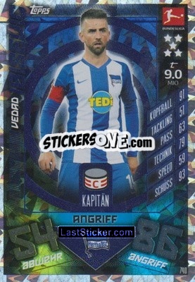 Sticker Vedad Ibisevic - German Fussball Bundesliga 2019-2020. Match Attax Extra - Topps