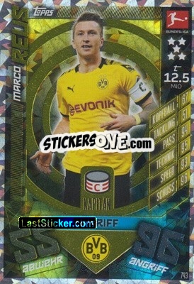 Sticker Marco Reus - German Fussball Bundesliga 2019-2020. Match Attax Extra n. 743 - Topps