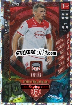 Sticker Oliver Fink - German Fussball Bundesliga 2019-2020. Match Attax Extra - Topps