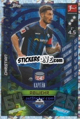 Sticker Christian Strohdiek - German Fussball Bundesliga 2019-2020. Match Attax Extra - Topps