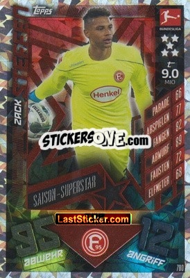 Sticker Zack Steffen - German Fussball Bundesliga 2019-2020. Match Attax Extra n. 780 - Topps