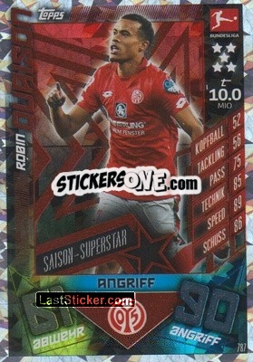 Sticker Robin Quaison - German Fussball Bundesliga 2019-2020. Match Attax Extra - Topps