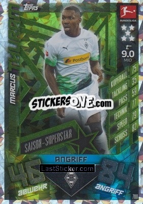Sticker Marcus Thuram - German Fussball Bundesliga 2019-2020. Match Attax Extra n. 788 - Topps