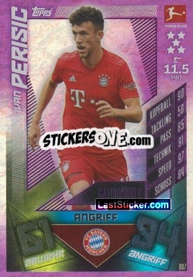 Sticker Ivan Perisic - German Fussball Bundesliga 2019-2020. Match Attax Extra n. 807 - Topps