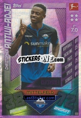 Sticker Christopher Antwi-Adjei - German Fussball Bundesliga 2019-2020. Match Attax Extra - Topps