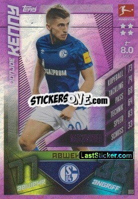 Sticker Jonjoe Kenny - German Fussball Bundesliga 2019-2020. Match Attax Extra n. 809 - Topps