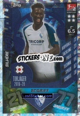 Sticker Silvère Ganvoula - German Fussball Bundesliga 2019-2020. Match Attax Extra n. 815 - Topps