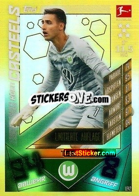 Sticker Koen Casteels - German Fussball Bundesliga 2019-2020. Match Attax Extra n. LE42 - Topps