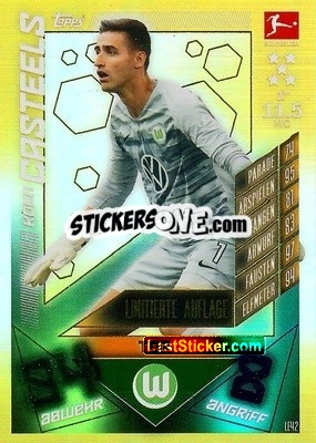 Sticker Koen Casteels - German Fussball Bundesliga 2019-2020. Match Attax Extra - Topps