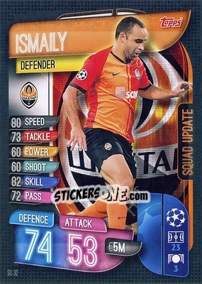 Sticker Ismaily - UEFA Champions League 2019-2020. Match Attax Extra. Germany - Topps