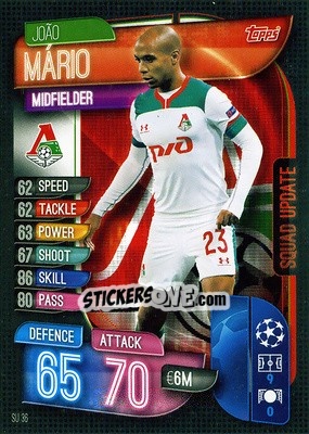 Figurina Joao Mario - UEFA Champions League 2019-2020. Match Attax Extra. Germany - Topps