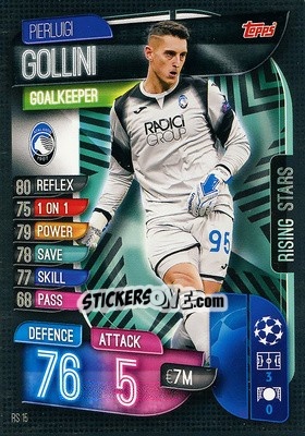 Sticker Pierluigi Gollini - UEFA Champions League 2019-2020. Match Attax Extra. Germany n. RS15 - Topps