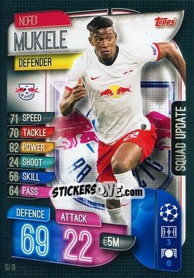 Sticker Nordi Mukiele - UEFA Champions League 2019-2020. Match Attax Extra. Spain/Portugal n. SU19 - Topps