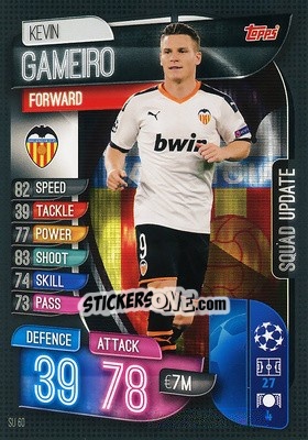 Cromo Kevin Gameiro - UEFA Champions League 2019-2020. Match Attax Extra. Spain/Portugal - Topps