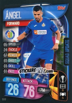 Sticker Angel - UEFA Champions League 2019-2020. Match Attax Extra. Spain/Portugal n. SU61 - Topps