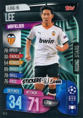 Figurina Kang-In Lee - UEFA Champions League 2019-2020. Match Attax Extra. Spain/Portugal - Topps